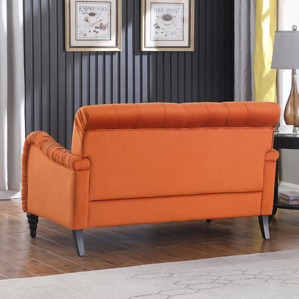 red chair Loveseat 54.72'' Upholstered Loveseat Wayfair Canada